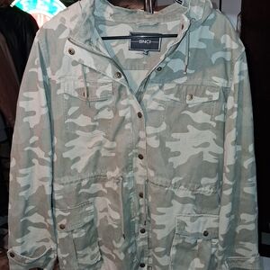 Mens Camouflage Jacket - Green